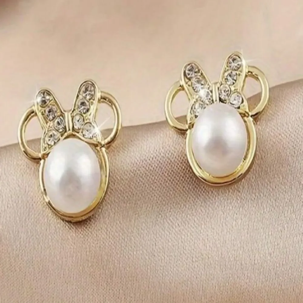 3for$20 Cute Faux Pearl Cartoon Animal Earrings